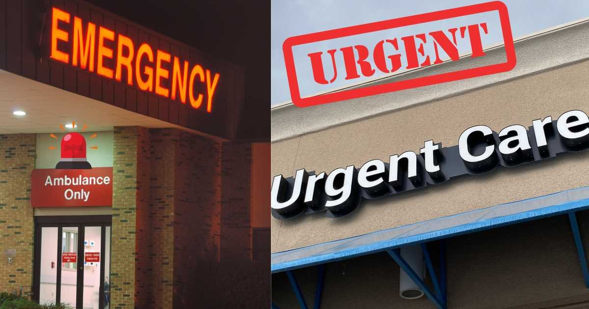 Urgent Care vs Emergency Room